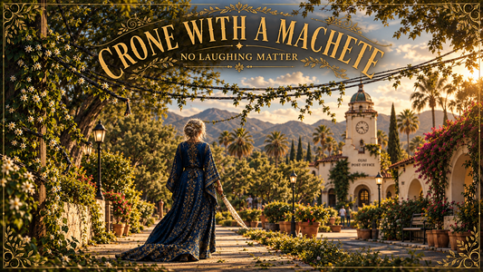 Crone with a Machete ~ No Laughing Matter ...or is it ?