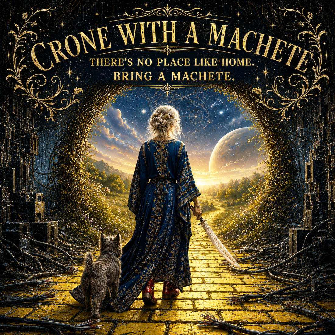 Crone with a Machete ~ There’s No Place Like Home. Bring a Machete.