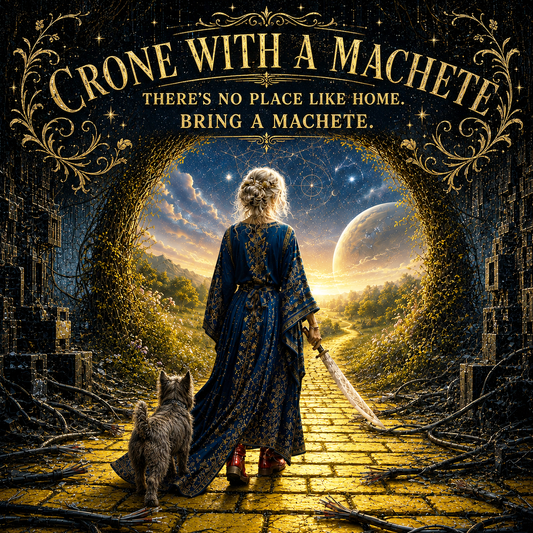 Crone with a Machete ~ There’s No Place Like Home. Bring a Machete.