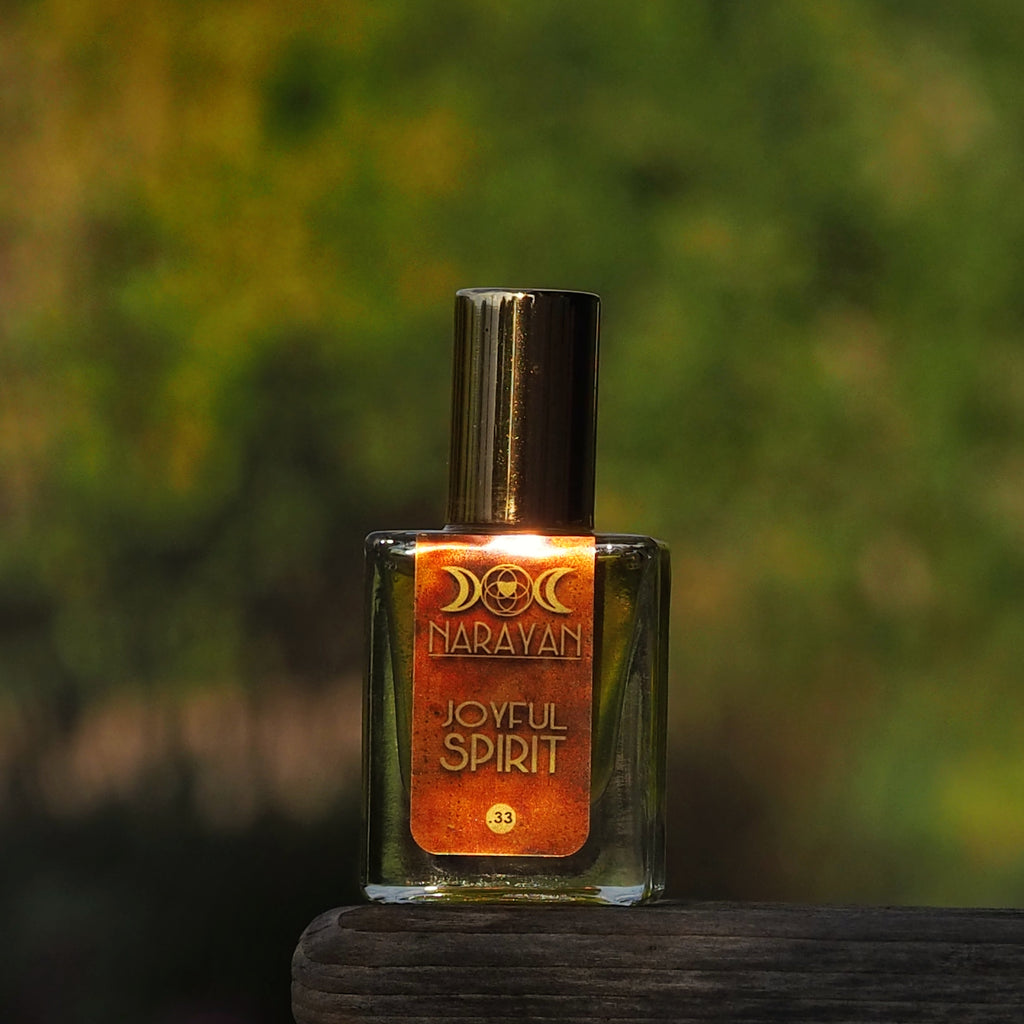 Joyful Spirit .  Aroma Gold . Therapeutic Parfume